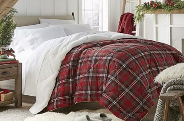 HOT! Any Size Sherpa Reversible Comforter Just $39.99 (Reg. $180)!